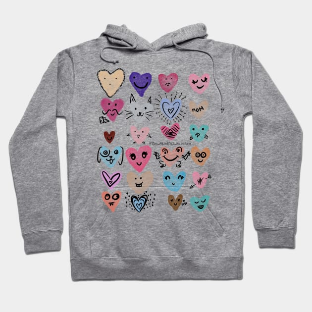 Heart Party Hoodie by The Mindful Maestra